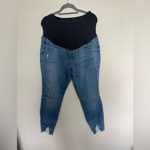 Sonoma Maternity distressed jeggings